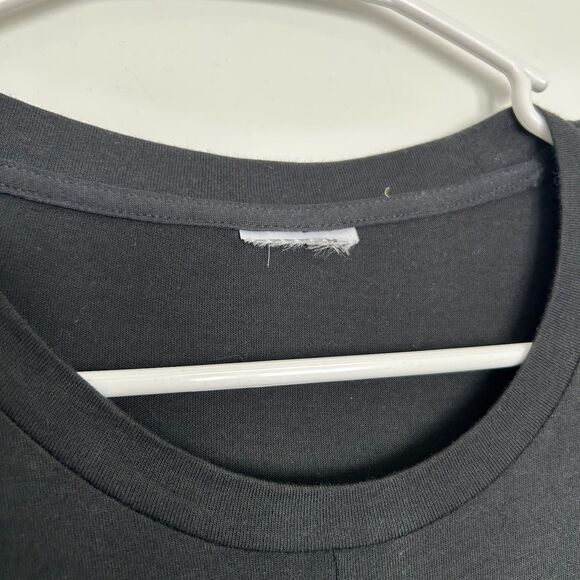 Adidas (M) Black Knot-Front T-Shirt - Picture 4 of 7